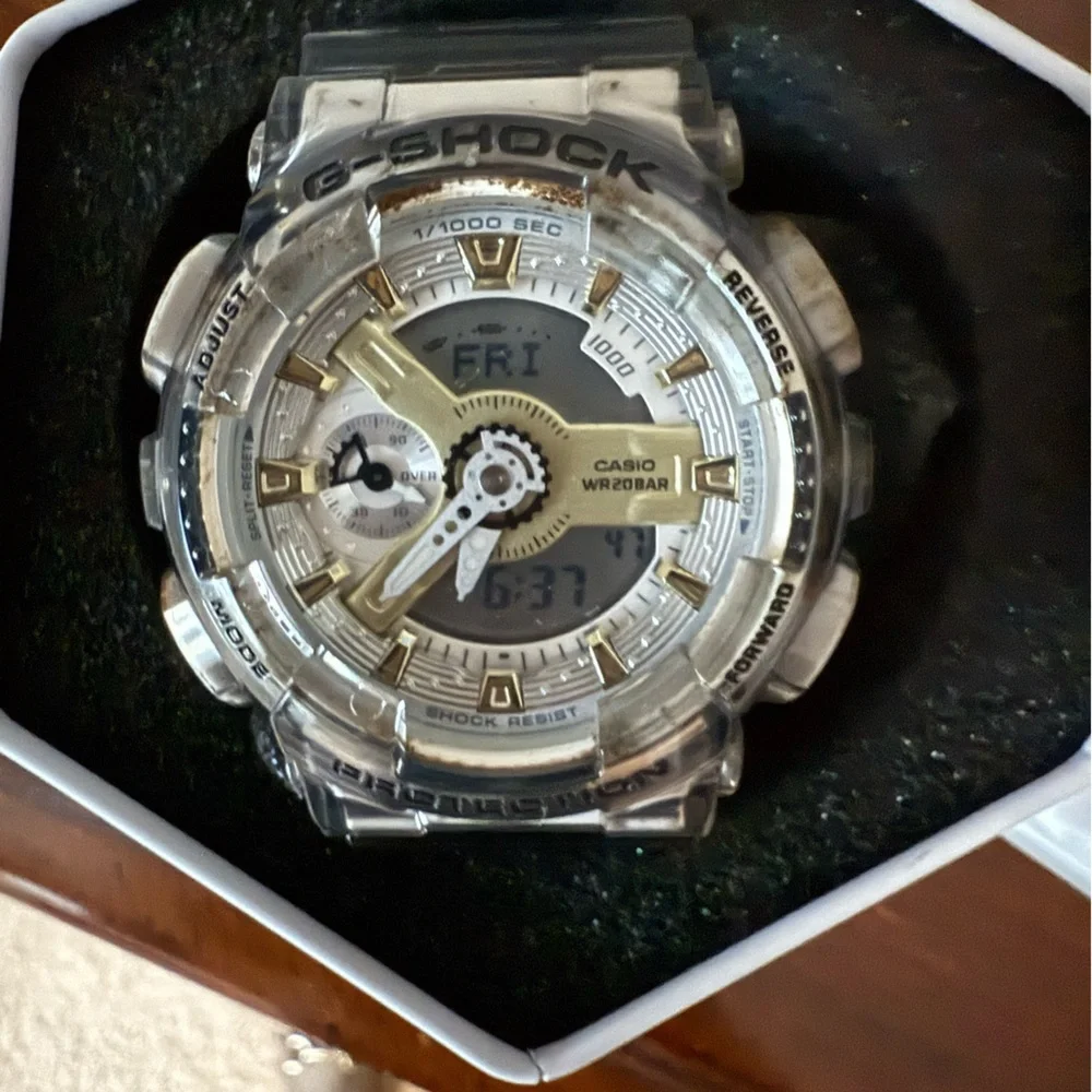 NWOT G-SHOCK GMAS110GS-8A with Gift Bag - Picture 3 of 4